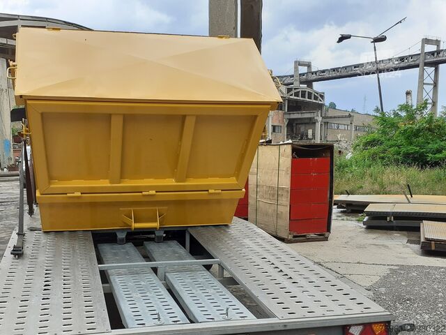 скіп контейнер  Absetzcontainer mit Deckel