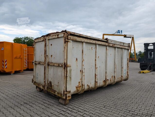 Kontener hakowy A1 Container -GEBRAUCHT- Normbehälter 20 m³ ? Doppelflügeltür ? SM26-03 ? Abrollcontainer