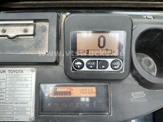 Front loader forklift TOYOTA 40-8 FD 45N Diesel Stapler 5t.