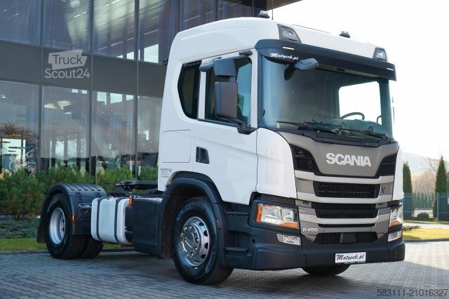 Tracteur routier standard SCANIA P 450 / RETARDER / HYDRAULIKA / NISKA KABINA  