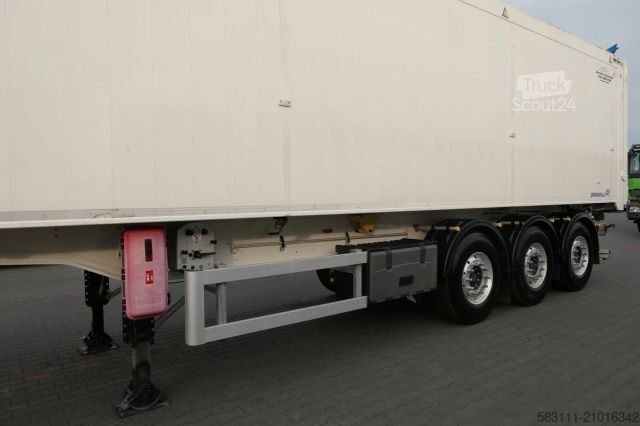 Tipper semitrailer BENALU WYWROTKA 59 m3 / ALUFELGI / 2021 ROK / MA?O U?YW