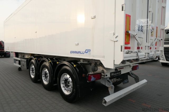 Tipper semitrailer BENALU WYWROTKA 59 m3 / ALUFELGI / 2021 ROK / MA?O U?YW