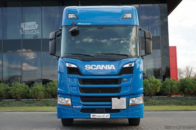 Standard tractor unit SCANIA R 450 / RETARDER / PE?NY ADR / I-PARK COOL / ALU