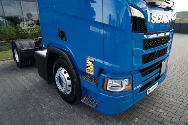 Standard tractor unit SCANIA R 450 / RETARDER / PE?NY ADR / I-PARK COOL / ALU