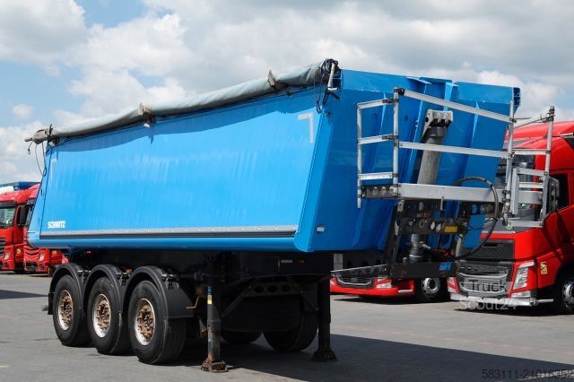Полуприцеп-самосвал SCHMITZ CARGOBULL WYWROTKA 28 M3 / ALUMINIOWA / O? PODNOSZONA 