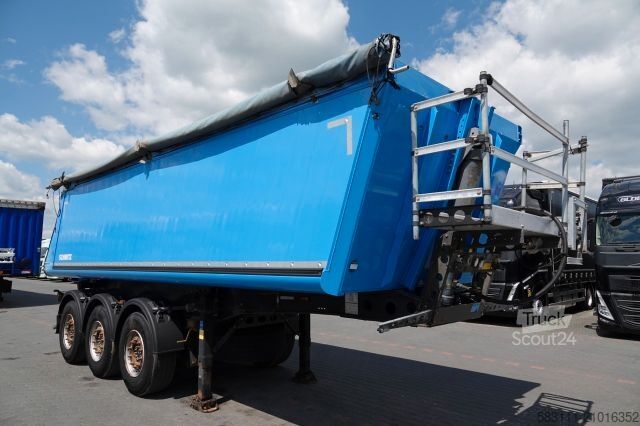 Полуприцеп-самосвал SCHMITZ CARGOBULL WYWROTKA 28 M3 / ALUMINIOWA / O? PODNOSZONA 