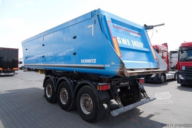 Полуприцеп-самосвал SCHMITZ CARGOBULL WYWROTKA 28 M3 / ALUMINIOWA / O? PODNOSZONA 