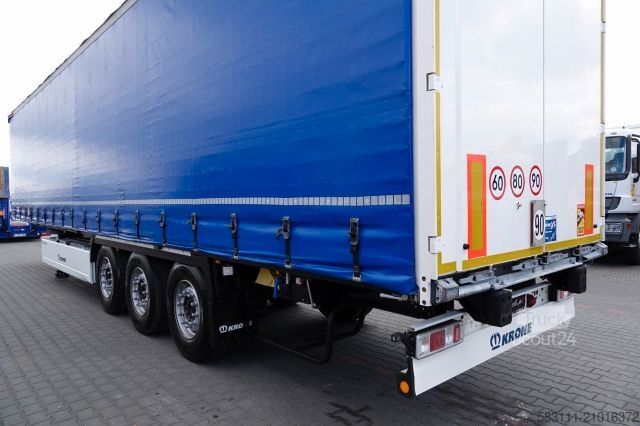 Otvorena poluprikolica sa ceradom KRONE FIRANKA STANDARD / KOSZ NA PALETY / 2020 R 