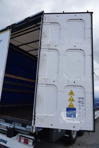 Otvorena poluprikolica sa ceradom KRONE FIRANKA STANDARD / KOSZ NA PALETY / 2020 R 