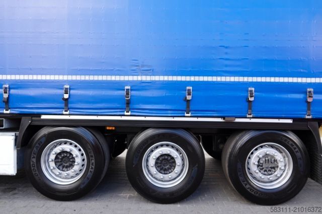 Otvorena poluprikolica sa ceradom KRONE FIRANKA STANDARD / KOSZ NA PALETY / 2020 R 