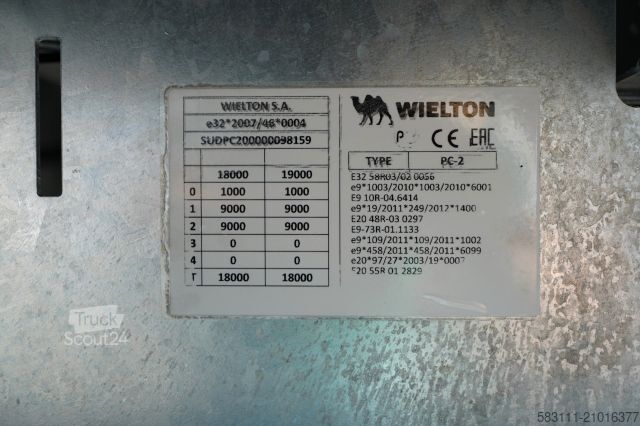 Aanhangwagen WIELTON NACZEPA BURTOWA / DO BUDOWLANKI / NOWA / 2025 R