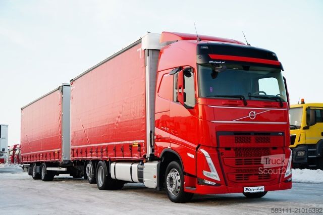 Camion jumbo VOLVO FH 460 / ZESTAW TANDEM / 120 M3 / PRZEJAZDOWY /