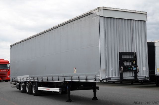 Open semitrailer with tarp KÄSSBOHRER FIRANKA / MEGA / LOWDECK / 2021 ROK / DACH PODNO