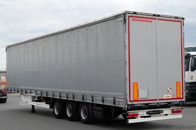 Open semitrailer with tarp KÄSSBOHRER FIRANKA / MEGA / LOWDECK / 2021 ROK / DACH PODNO