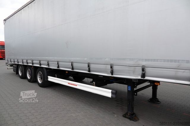 Open semitrailer with tarp KÄSSBOHRER FIRANKA / MEGA / LOWDECK / 2021 ROK / DACH PODNO