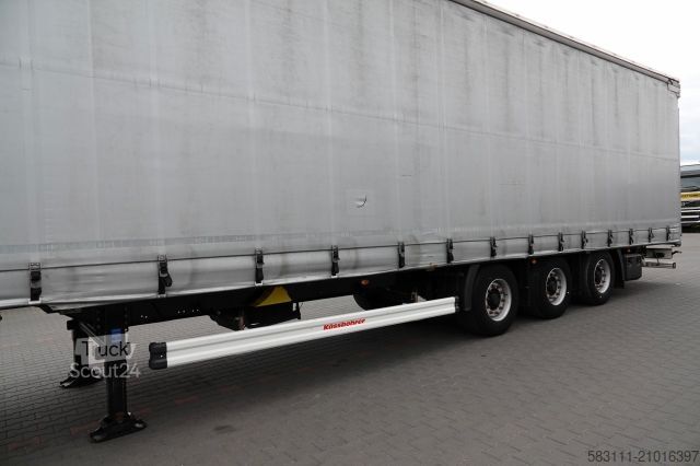 Open semitrailer with tarp KÄSSBOHRER FIRANKA / MEGA / LOWDECK / 2021 ROK / DACH PODNO