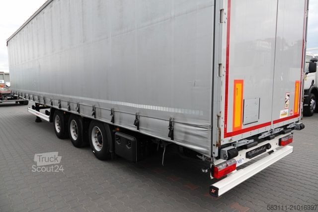 Open semitrailer with tarp KÄSSBOHRER FIRANKA / MEGA / LOWDECK / 2021 ROK / DACH PODNO