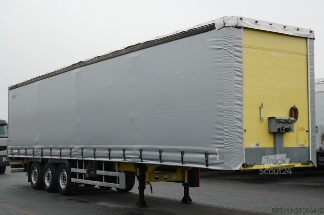 Semi-remorque bâchée FRUEHAUF CURTAINSIDER / STANDARD / SAF/ STRONG FLOOR/2016
