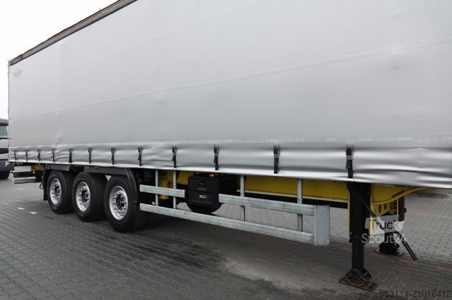Semi-remorque bâchée FRUEHAUF CURTAINSIDER / STANDARD / SAF/ STRONG FLOOR/2016