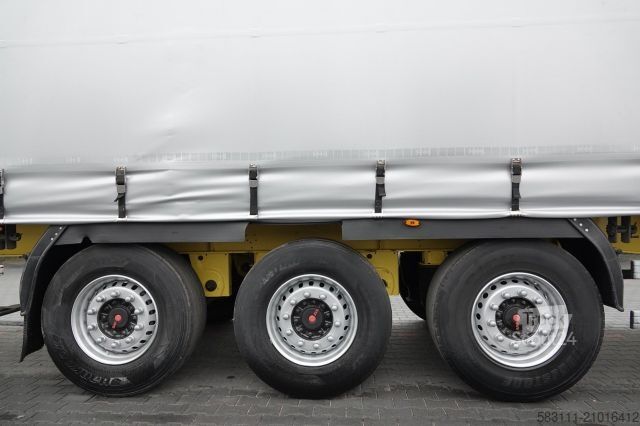 Semi-remorque bâchée FRUEHAUF CURTAINSIDER / STANDARD / SAF/ STRONG FLOOR/2016