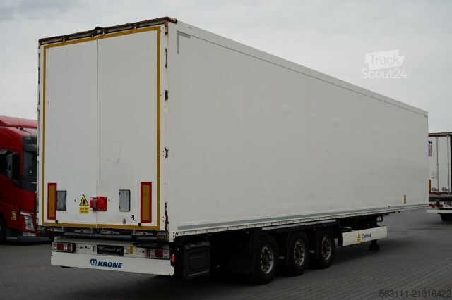 Rashladna poluprikolica KRONE / KONTENER / MEGA / DOPPELSTOCK / 2016