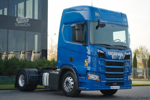 Standard tractor unit SCANIA R 450 / RETARDER / HYDRAULIKA / I-PARK COOL / AL