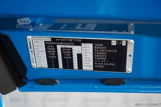 Standard tractor unit SCANIA R 450 / RETARDER / HYDRAULIKA / I-PARK COOL / AL