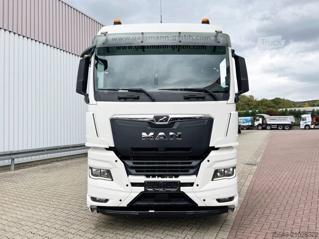 Autolaadkraan MAN TGX 26.510 6x2-4 LL CH TGX 26.510 6x2-4 LL, Kran Hiab X-HiPro 548 E-8, Lenk-/Liftachse, TwistLock 20Fuß, Funk, Retarder