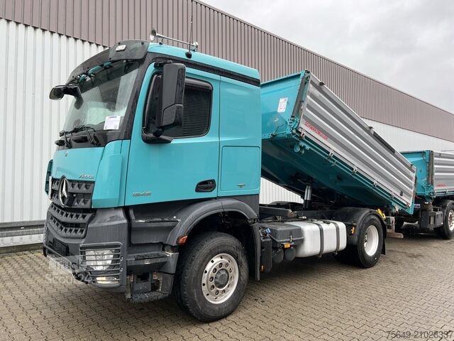 Camion-benne tricar Mercedes-Benz Arocs 1846 LK 4x4 HAD Arocs 1846 LK 4x4 HAD, HydroDrive, Retarder, Alu-Bordwände, ca. 10m³