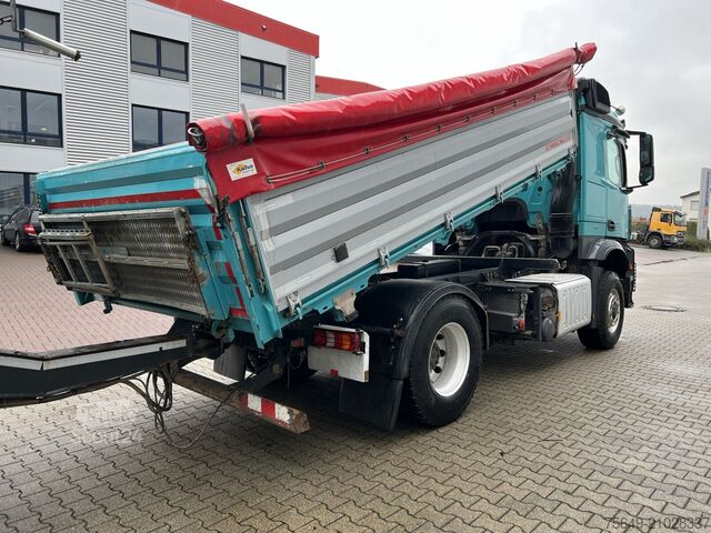 Camion-benne tricar Mercedes-Benz Arocs 1846 LK 4x4 HAD Arocs 1846 LK 4x4 HAD, HydroDrive, Retarder, Alu-Bordwände, ca. 10m³
