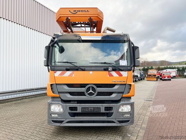 Special purpose truck Mercedes-Benz Actros 2544 L 6x2 Actros 2544 L 6x2, Lenkachse, Kroll Saug-/Spülwagen ca. 12m³, Funk