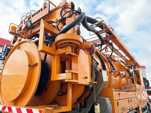 Special purpose truck Mercedes-Benz Actros 2544 L 6x2 Actros 2544 L 6x2, Lenkachse, Kroll Saug-/Spülwagen ca. 12m³, Funk