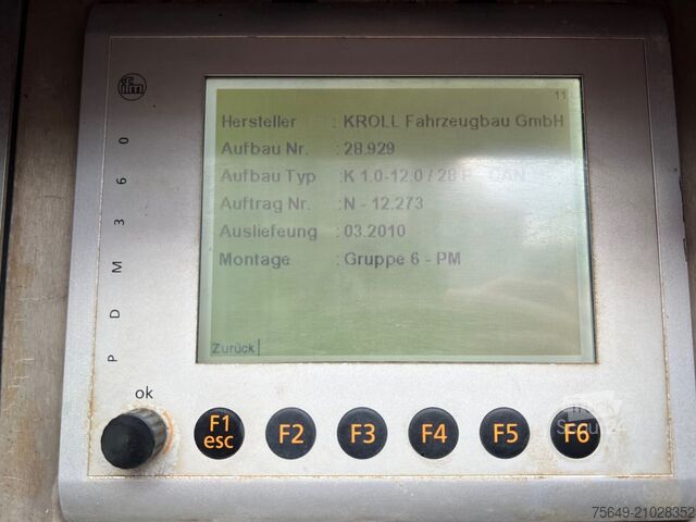 Special purpose truck Mercedes-Benz Actros 2544 L 6x2 Actros 2544 L 6x2, Lenkachse, Kroll Saug-/Spülwagen ca. 12m³, Funk