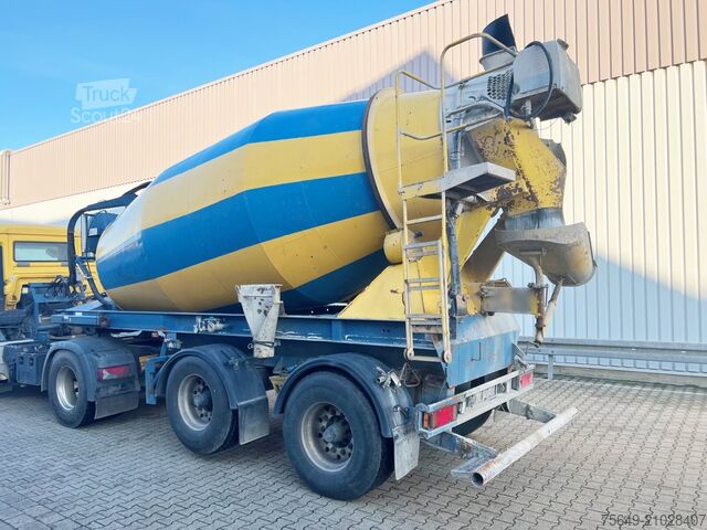 Mobiele betoncentrale MÜLLER MITTELTAL SF 32 BM/BS mit LIEBHERR Betonmischer ca. 10m³  MITTELTAL SF 32 BM/BS mit LIEBHERR Betonmischer ca. 10m³, Liftachse