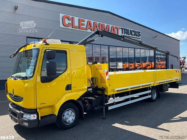 شاحنة رافعة Renault Midlum 220 Hiab 4 Tonmeter laadkraan