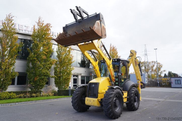 Graaflaadmachine New Holland B 115 C backhoe loader / 1000 MTH !