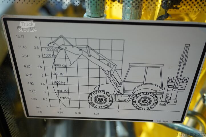 Graaflaadmachine New Holland B 115 C backhoe loader / 1000 MTH !