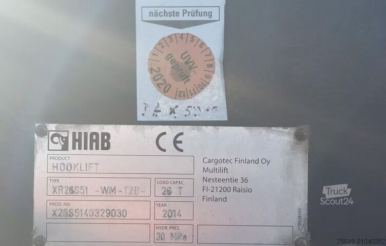 Haakarm vrachtwagen Mercedes-Benz Arocs 4142 K 8x4/4 Arocs 4142 K 8x4/4, Grounder, Motorabtrieb