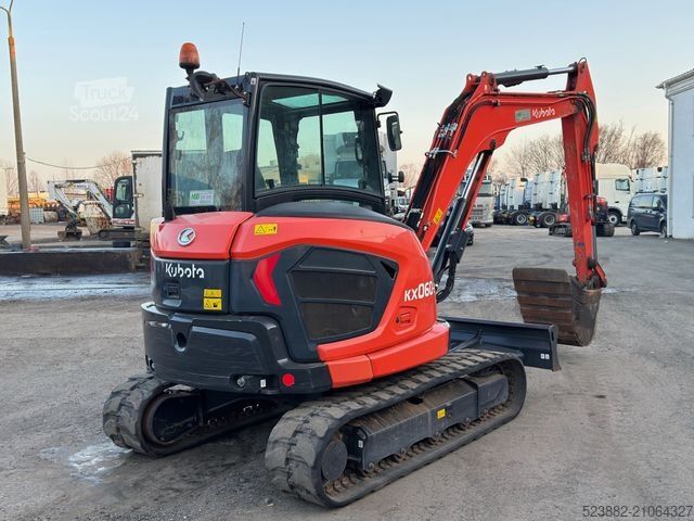 Miniescavatore KUBOTA KX 060-5 Abbruchhammer*Grabenräumwanne +2xLöffel