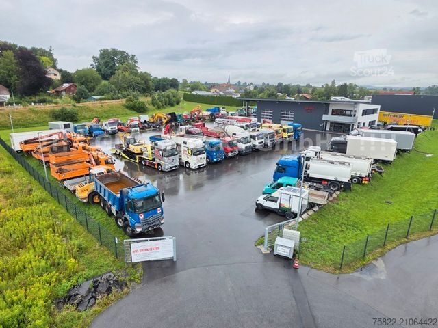 Platós teherautó ponyvával MAN TGX 26.500 / Zug / Ret / Lenkachse / XL Zertifik