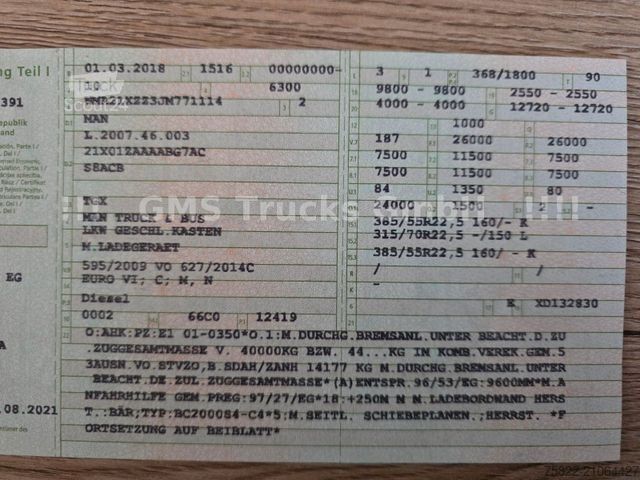 Beverage truck MAN TGX 26.500 / Zug / Orten Getränke / Ret Lenkachs