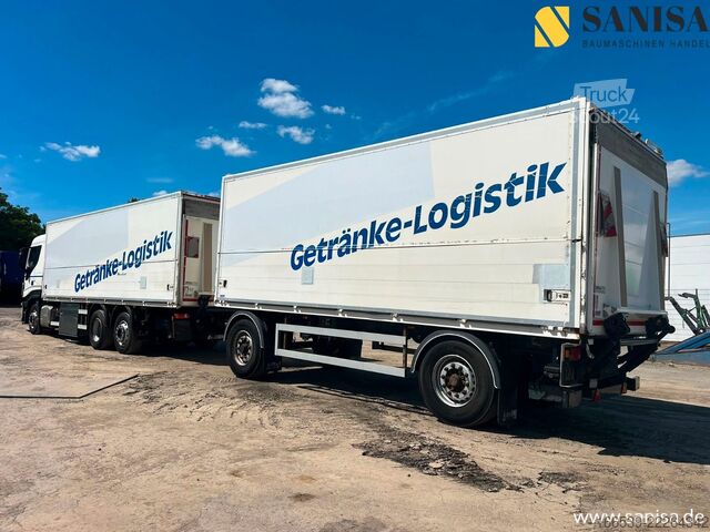 LKW mit Getränkeaufbau IVECO Stralis AS260S46/2xLBW/Schwenkwand/Web Anhänge.