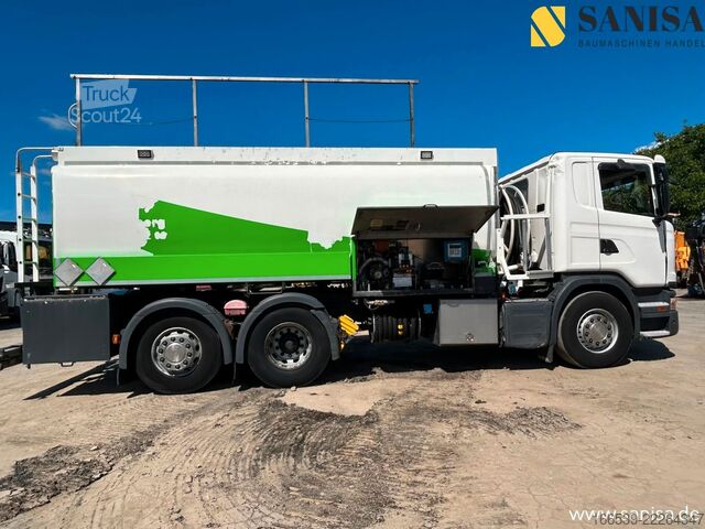 Autocisternă SCANIA G410/ADR/3 Kammer/Heizöl/Diesel/Lenk-Lift/Sening