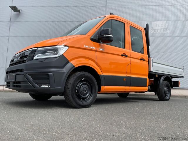 Pick-up dodávka MAN TGE 3.180 Pritsche DOKA MR 4x4 ACC LED DIFF-SPER