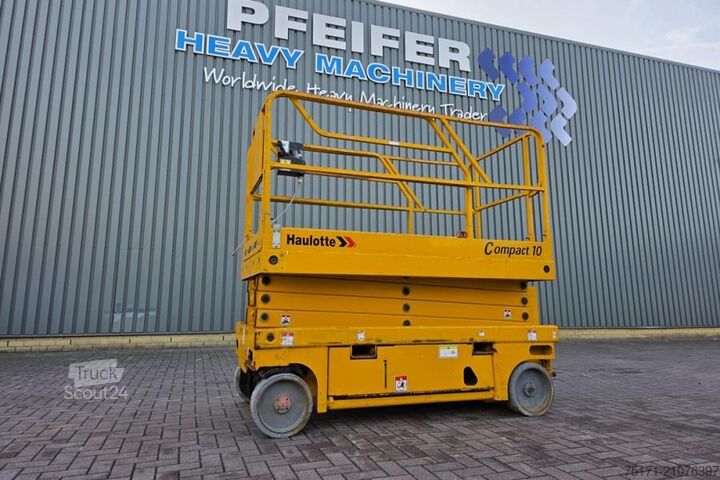 Schaarlift Haulotte Compact 10 Electric, 10m Working Height, 450kg Cap