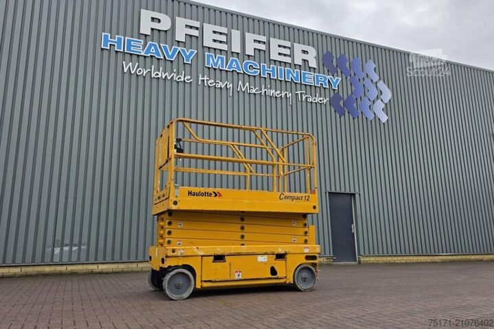 Schaarlift Haulotte Compact 12 Electric, 12m Working Height, 300kg Cap
