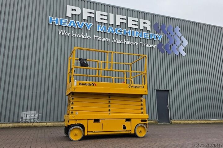 Schaarlift Haulotte COMPACT 14 Electric, 14m Working Height, 350kg Cap