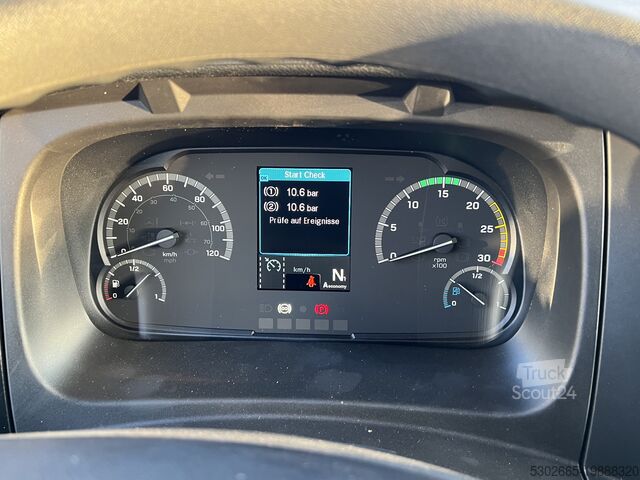 Truck with flatbed & tarpaulin Mercedes-Benz Atego 1524L 4x2 15t 7,3m. Edscha-Verdeck