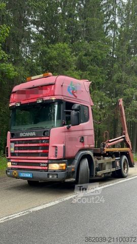 Kippers vrachtauto SCANIA 114G 380 ABSETZKIPPER TELESKOP