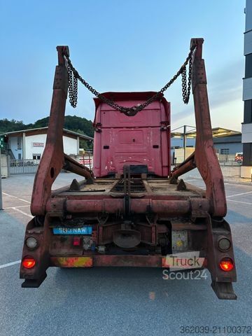 Kippers vrachtauto SCANIA 114G 380 ABSETZKIPPER TELESKOP